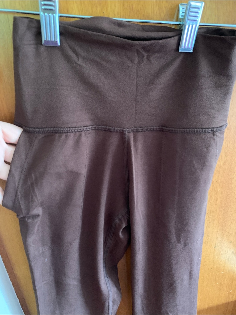 aerie OFFLINE flareLeggings in Brown